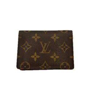 LOUIS VUITTON Pass case Brown Women M60533 Authentic secondhand